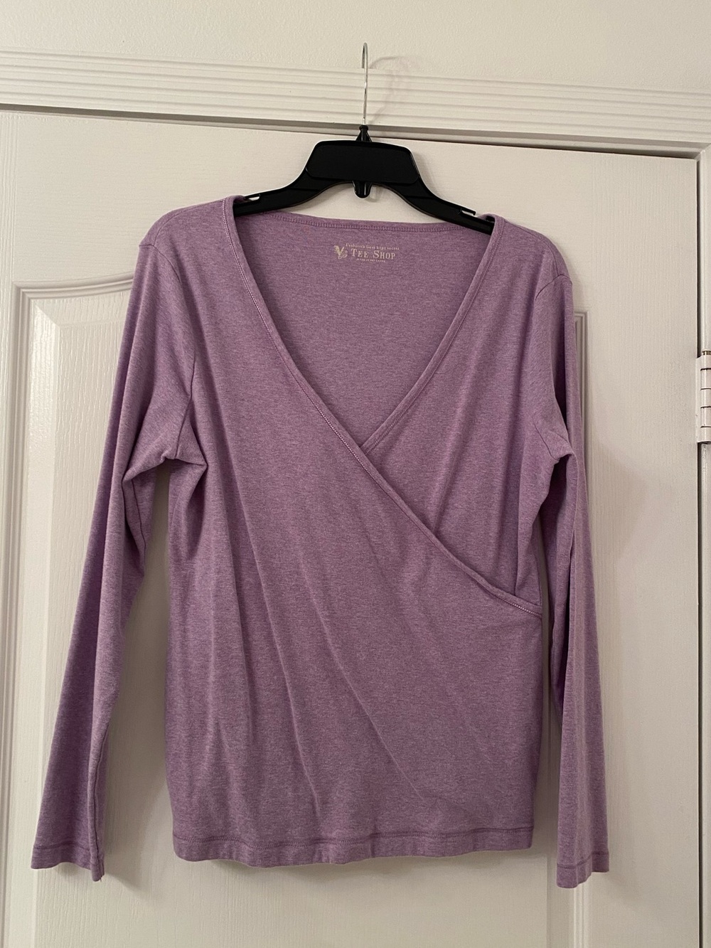 Victoria’s Secret Wrap-Style Long Sleeve Top Size XL